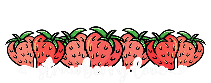 Cute Strawberry Love Lovers Fruit Berry Farmer Strawberries Bumper Sticker