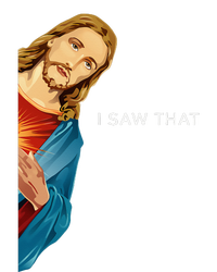 I Saw That Funny Jesus Christian Performance Long Sleeve Polo