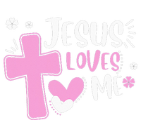 Jesus Loves Me Christian Cross Easter Day Family Outfit Women's T-Shirt