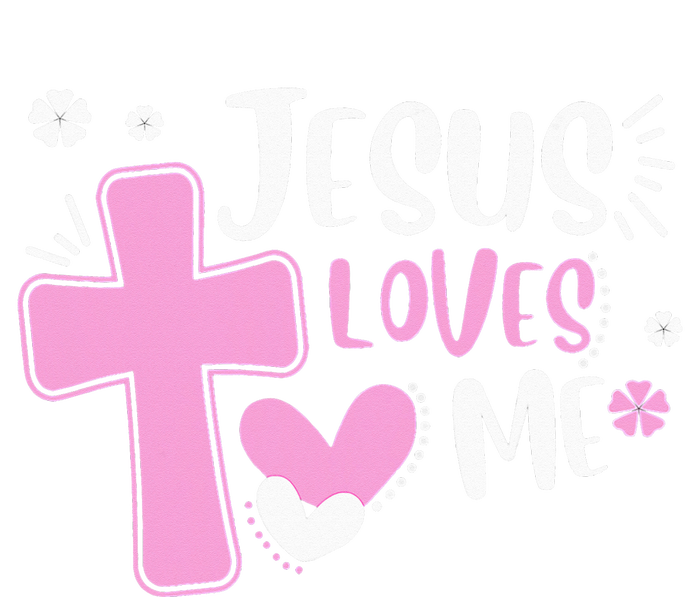 Jesus Loves Me Christian Cross Easter Day Family Outfit Women's T-Shirt