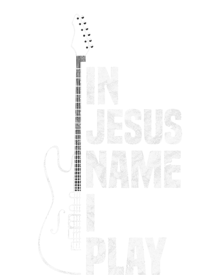 In Jesus Name I Play Guitar Christian Music Player Poster