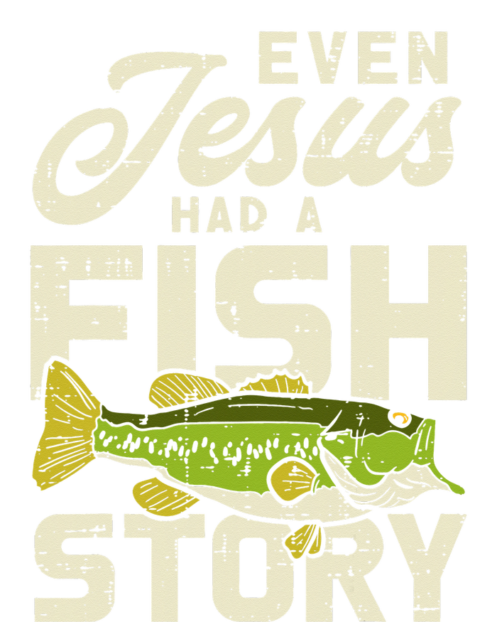 Jesus Fish Story Fisherman God Christ Fishing Christian Gift Ladies Essential Tank