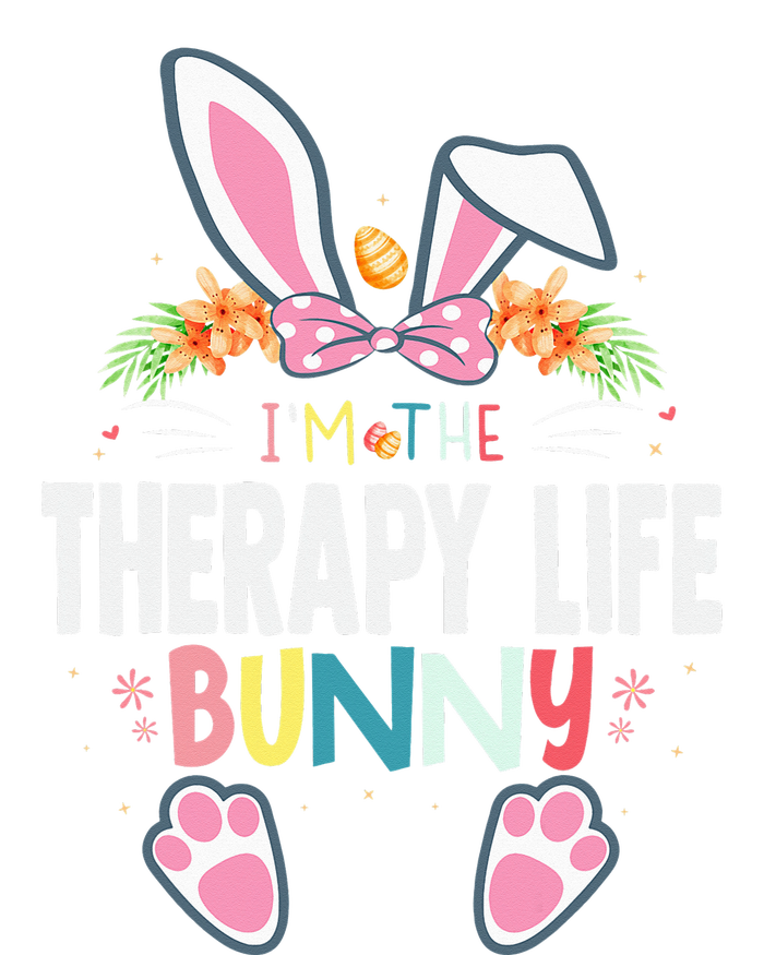 I'm The Therapy Life Bunny Easter Day Rabbit Matching Toddler Hoodie