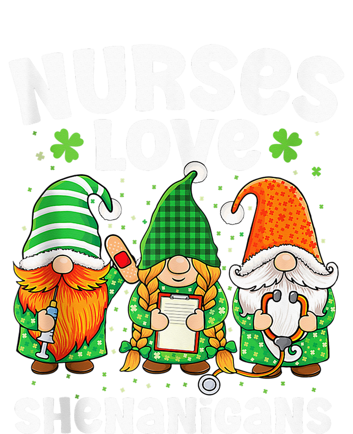 Nurses Love Shenanigans Irish Gnomes Nurse St Patricks Day T-Shirt