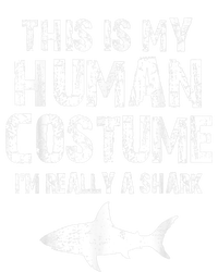 This Is My Human Costume I'm Really A Shark Pom Pom 12in Knit Beanie