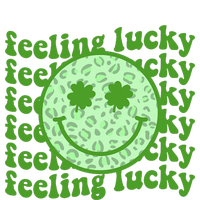 Smiling Face Shamrock Green Clover   Kids T-Shirt