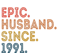 Vintage 32-Year Wedding Anniversary Epic Husband Since 1991 T-Shirt