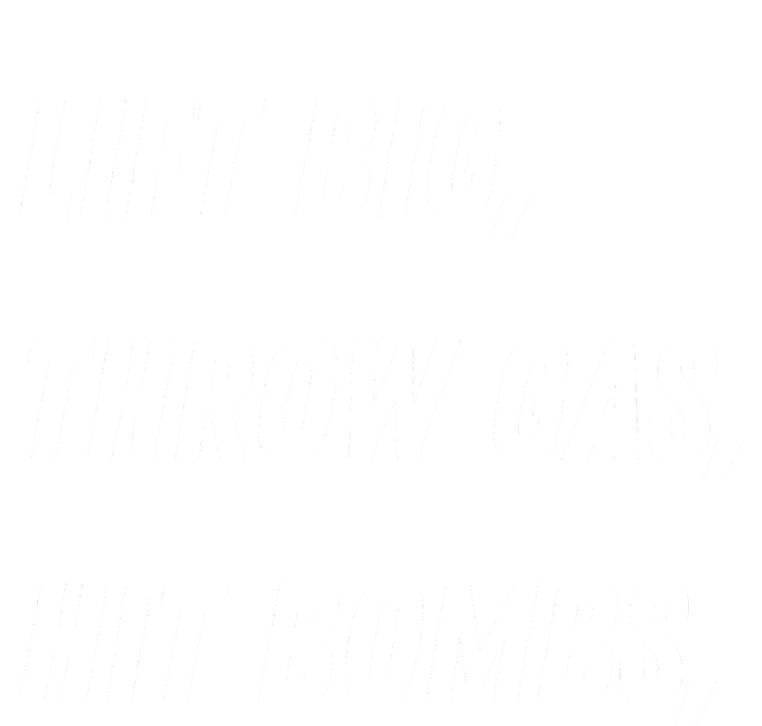 Lift Big Throw Gas Hit Bombs Ladies Long Sleeve Shirt