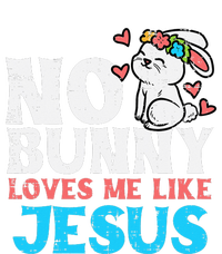 No Bunny Loves Me Like Jesus Christian Religious Easter Metallic Star Ornament