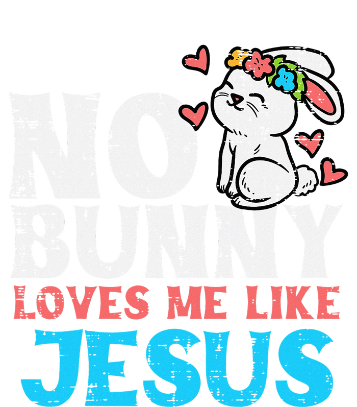 No Bunny Loves Me Like Jesus Christian Religious Easter Metallic Star Ornament