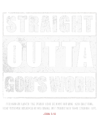 Straight Outta Gods Word John 3 16 Jesus Christian T-Shirt