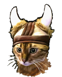 Viking Cat Bengal Kitty Scandinavian Gift Softstyle Adult Sport Polo