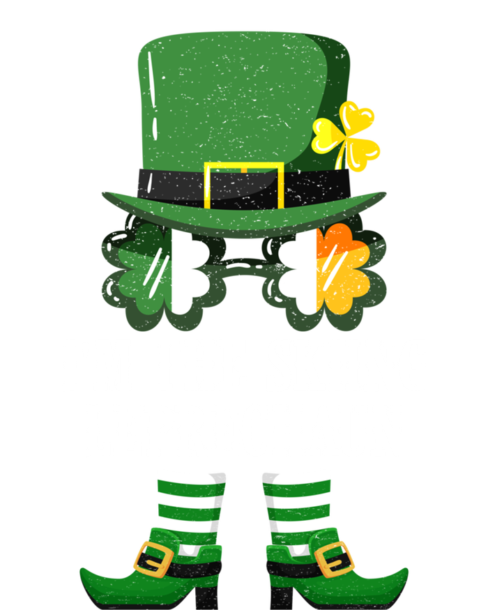 Funny Skiing Leprechaun Costume St Patrick's Day Funny Gift T-Shirt