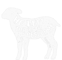 He Left The 99 To Rescue Me Matthew 1812 Lamb Christian Kids Long Sleeve Shirt