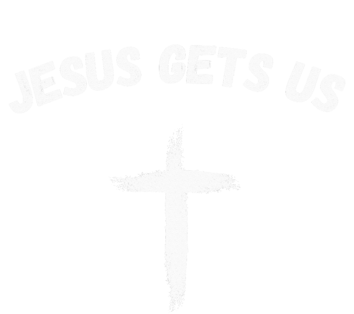 Jesus Gets Us He Understands Us funny Christian Performance Long Sleeve Polo