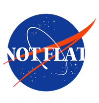 Not Flat We Checked Earth Is Flat Funny Conspiracy Flat Society T-Shirt