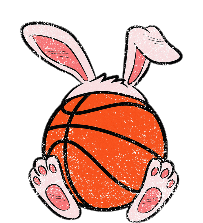 Easter Basketball Lover Bunny Ears Ball Cute Rabbit Sport T-Shirt