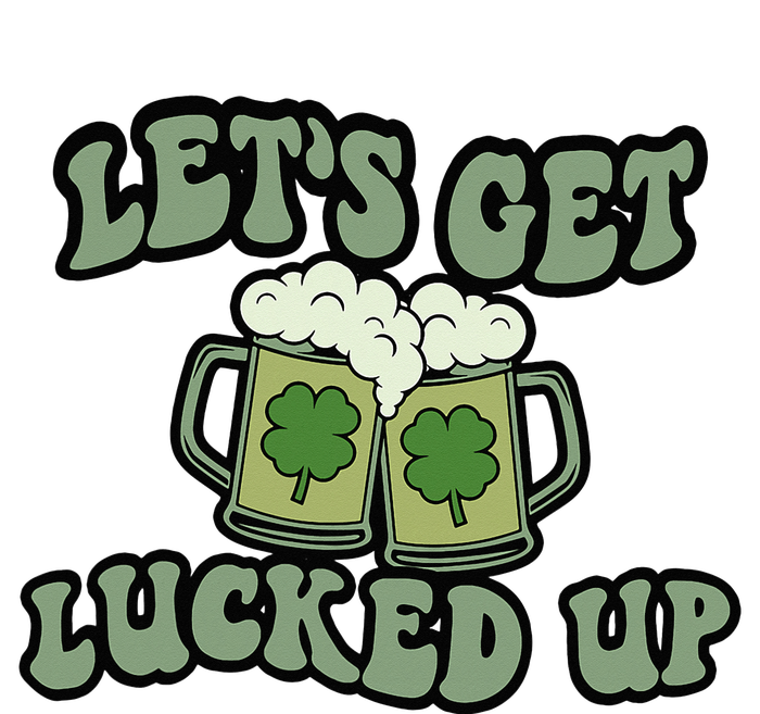 Lets Get Lucked Up Lucky Clovers St Patricks Day Beer Drink Kids Long Sleeve Shirt