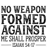 No Weapon Formed Against Me Shall Prosper Religious Women’s Perfect Tri Rocker Tank