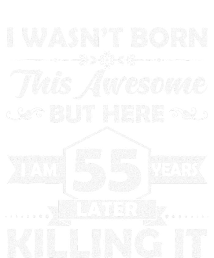 55th Birthday Gift I Wasn't Born This Awesome 55 Years Old Women's Flannel Pajama Set