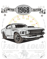 55th Birthday Gift Muscle Car Women Born 1968 Ladies Long Sleeve Shirt