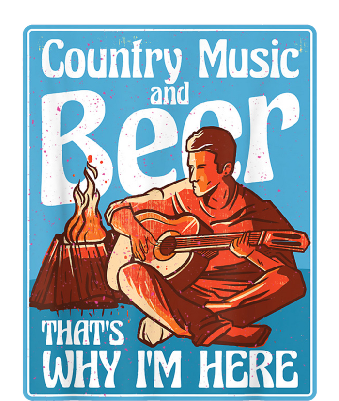 Country Music And Beer That's Why I'm Here Country Music Legacy Cool Fit Booney Bucket Hat