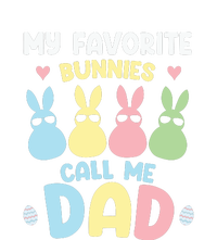 My Favorite Bunnies Call Me Daddy Easter Peeps Father's Day Easter Day T-Shirt