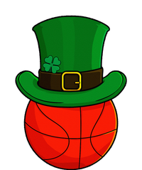 Basketball Leprechaun Hat St Patricks Day Lucky Irish T-Shirt