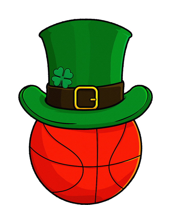 Basketball Leprechaun Hat St Patricks Day Lucky Irish T-Shirt