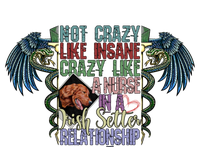 Not Crazy Like Insane Crazy Like A Nurse Irish Setter Lover Gift Mesh Reversible Basketball Jersey Tank