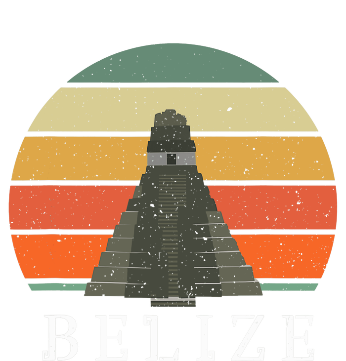 Vintage Sunset Maya Runs Belize Caribbean Travel Souvenir T-Shirt