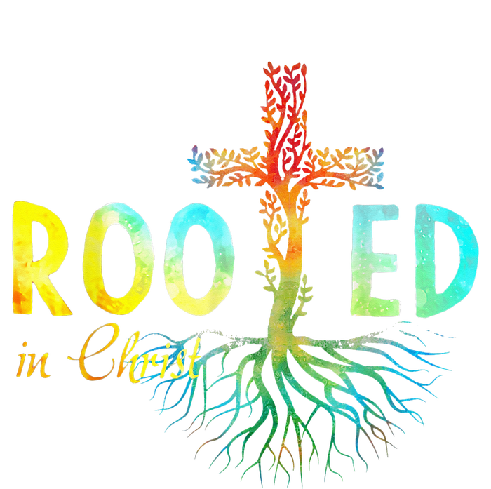 Rooted In Christ Faith Christian Jesus Lovers T-Shirt