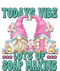 Pink Soap Maker Gnome Quote Todays Vibes Lots Of Soap Making Gift Kids Tie-Dye T-Shirt