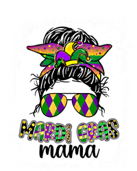 Messy Bun Hair Glasses New Orleans Carnival Mardi Gras Mama Funny Gift Poster