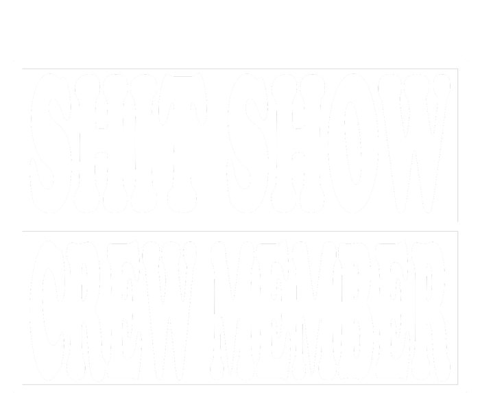 Awesome Shit Show Crew Member Women's Tri-Blend 3/4-Sleeve Raglan Shirt