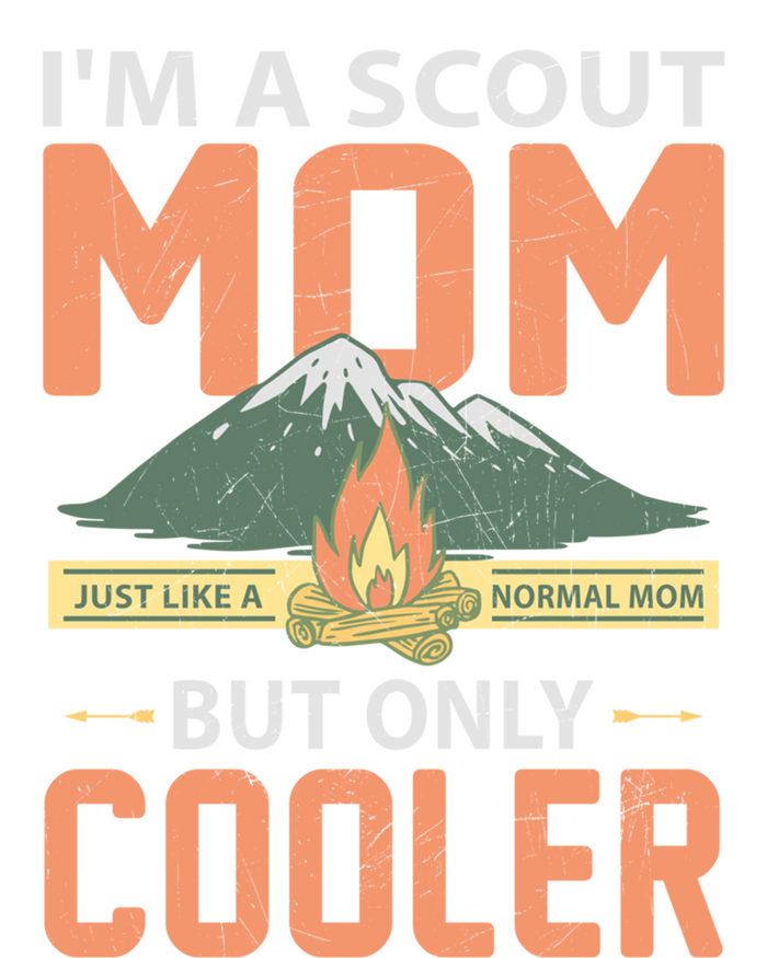 Scout Mom Camping Troop Camp Leader Scouting Gift T-Shirt