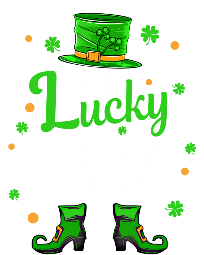 One Lucky Assistant Principal St Patrick's Day Leprechaun Meaningful Gift Women's Flannel Pajama Set