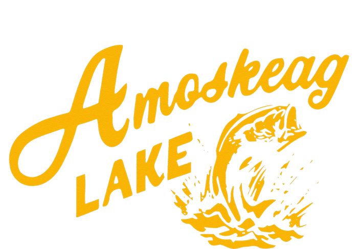 Amoskeag Lake Retro Fishing Funny Fishermans T-Shirt