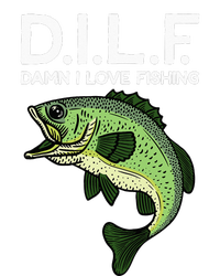 DILF-Damn I Love Fishing Funny Saying Fisher Full Zip Hoodie