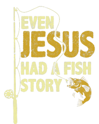 Fishing Even Jesus Had A Fish Story Funny Fishing Women’s Perfect Tri Rocker Tank