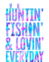 Huntin' Fishin' and Lovin' Everyday Hunting Fishing Loving Women's Tri-Blend 3/4-Sleeve Raglan Shirt