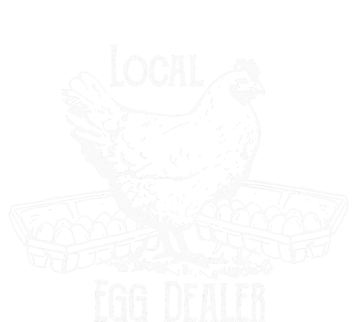 Local Egg Dealer Funny Bleached Chicken Lover Farm Farmer Bumper Sticker