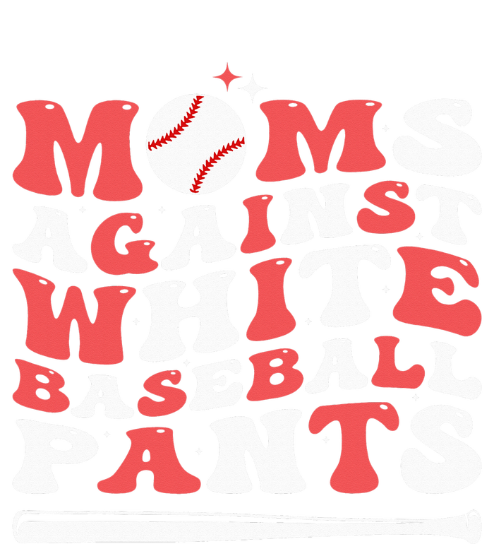 Moms Against White Baseball Pants Baseball Season Mom City Backpack