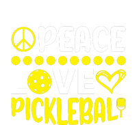 Funny Peace Love Pickleball Sport Gift Toddler T-Shirt