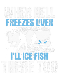 When Hell Freezes Over I'll Ice Fish There - Ice Fishing Dry Zone Grid Polo