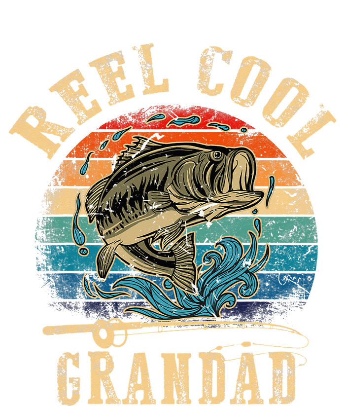 Vintage Reel Cool Grandad Fish Fishing dad T-Shirt