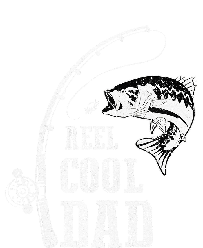 Reel Cool Dad Fishing Daddy Fathers Day Women's Racerback Tank