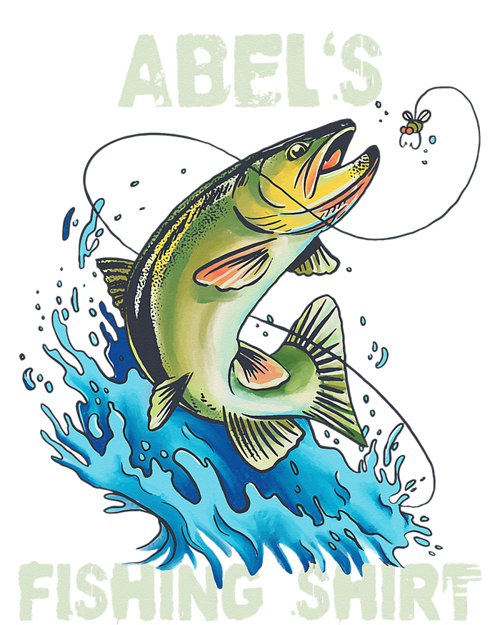 Abel's Fishing Personalized Fishing T-Shirt