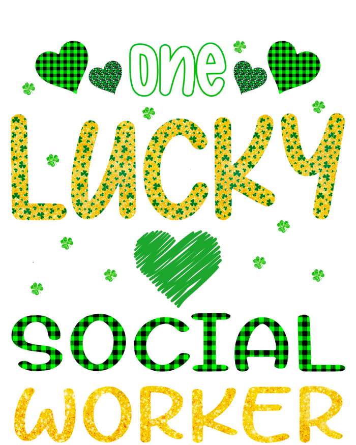 One Lucky Social Worker Saint Patrick’s Day Social Worker Cute Gift Full Zip Hoodie