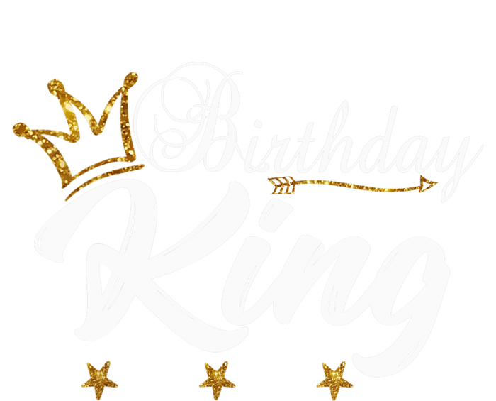 Birthday King Gold Crown For Boy And T-Shirt